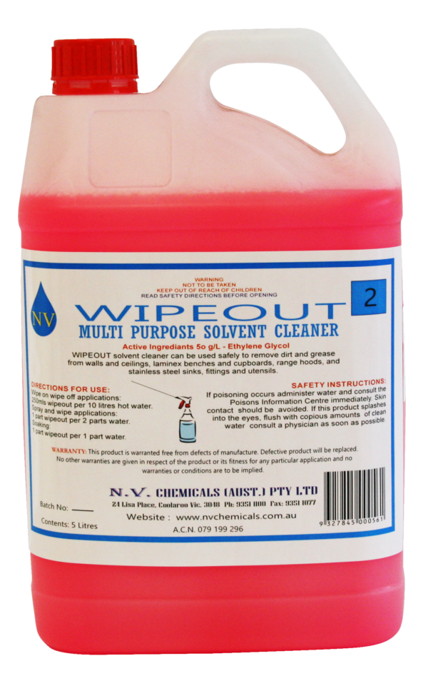 Wipeout Solvent Cleaner Hanna Wholesale Confectionery